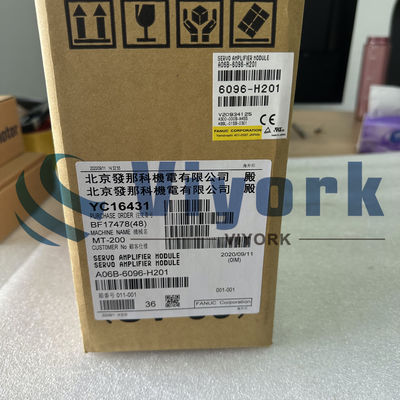 Fanuc A06B-6096-H201 SERVO एम्पलीफायर मॉड्यूल ALPHA SERVO DRIVE SVM2-12/12 नया