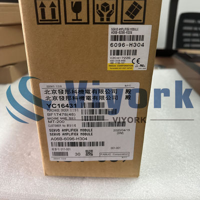 Fanuc A06B-6096-H304 SERVO एम्पलीफायर SVM3-20/20/20/ FSSB I/F ALPHA नया